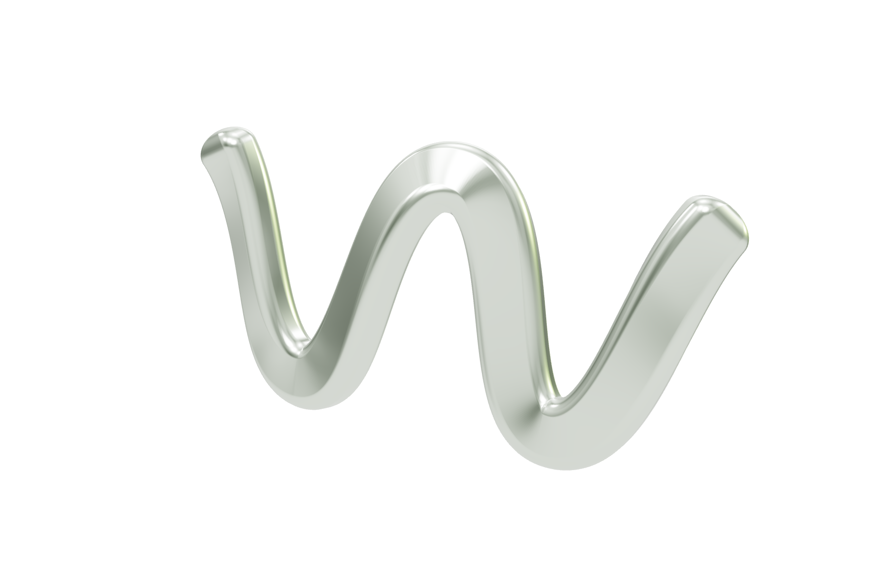 MAKEWONDER’s sculpted silver W